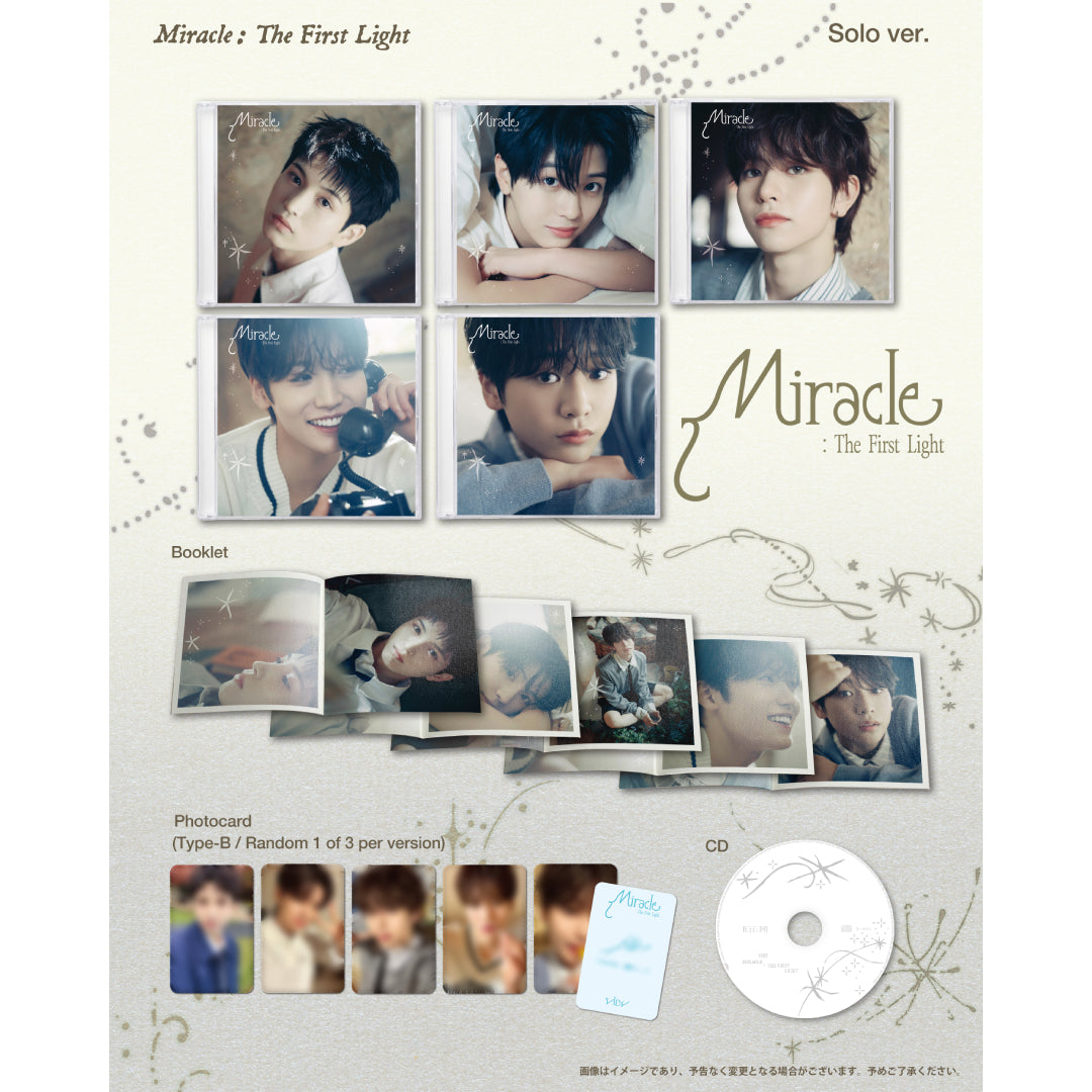 
                  
                    【RYOHA ver.】Miracle : The First Light[CD]
                  
                